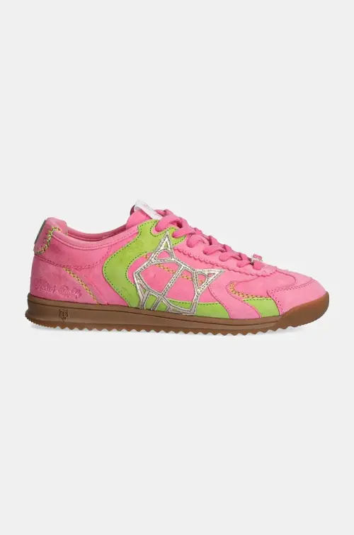 Замшевые кроссовки Naked Wolfe Exposure цвет розовый Exposure Kid Suede Pink