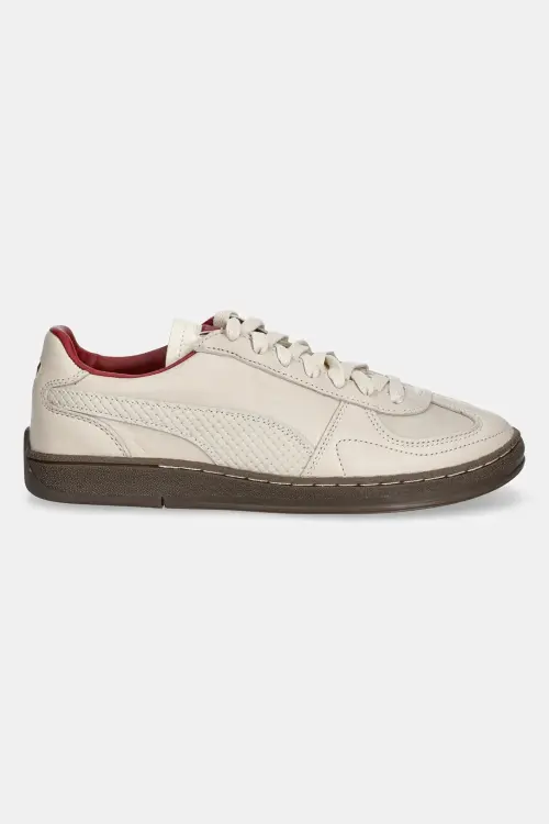 Кожаные кроссовки Puma Super Team Palais Artisan мужские цвет бежевый 400374
