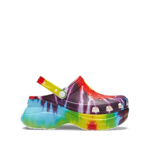 Шлепанцы Женские Crocs Bae Tie Dye Graphic Clog W 206902 MULTI