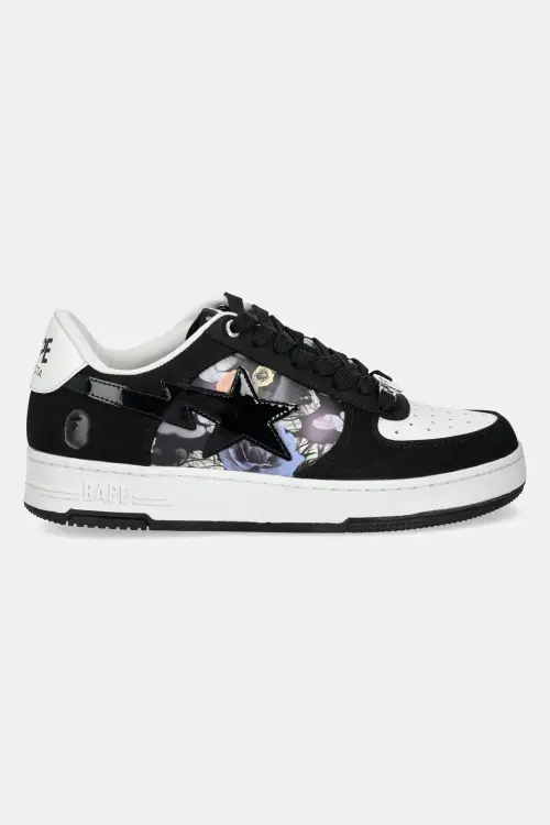 Кожаные кроссовки A Bathing Ape BAPE STA #2 M2 мужские цвет чёрный 1K80191302