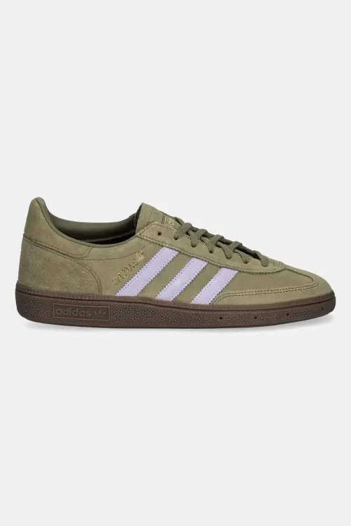 Замшевые кроссовки adidas Originals Handball Spezial цвет зелёный