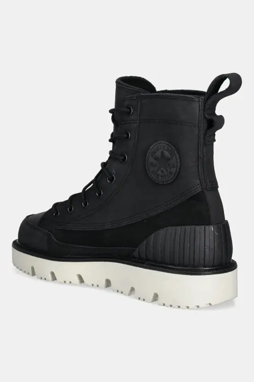 Ботинки из нубука Converse Chuck 70 Rugged цвет чёрный