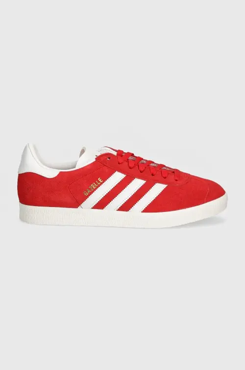 Замшевые кроссовки adidas Originals Gazelle цвет красный JI1534