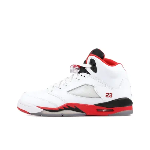 Jordan Air Jordan 5 Retro Fire Red Black Tongue    2013 