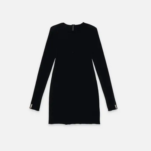Tassha Yu Mini Heart Dress Black 