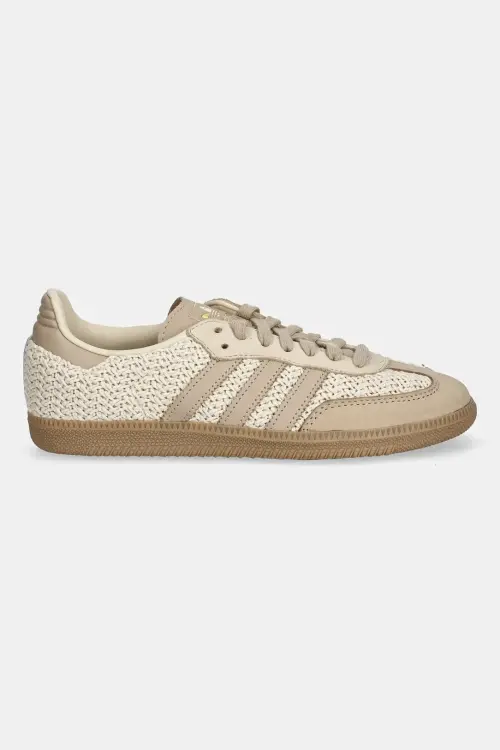 Ботинки adidas Originals Samba Og W цвет бежевый