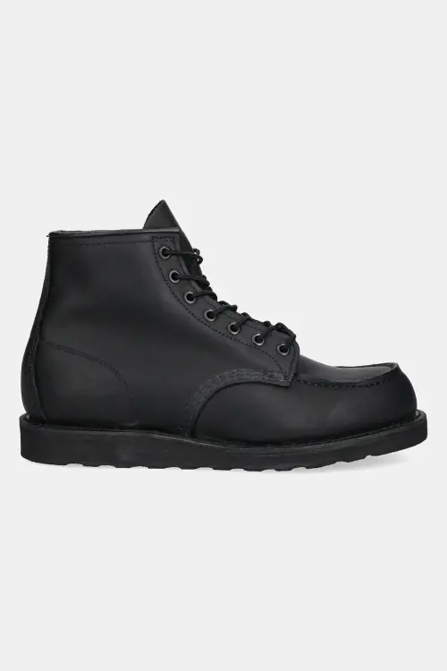 Кожаные ботинки Red Wing 6-inch Classic Moc мужские цвет чёрный 8074