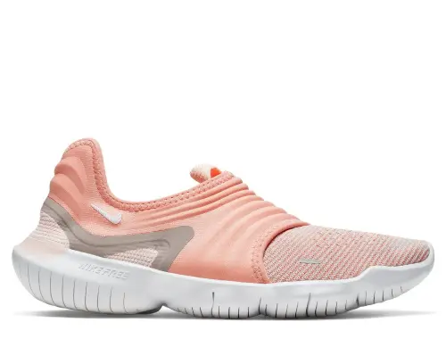 Nike Free RN Flyknit 3.0 W Бело-Розовые