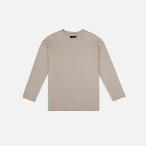 Лонгслив Tassha Yu Logo Longsleeve Latte 