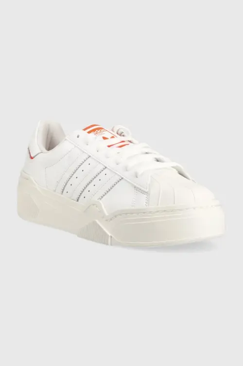 Кожаные кроссовки adidas Originals Superstar Bonega 2B цвет белый