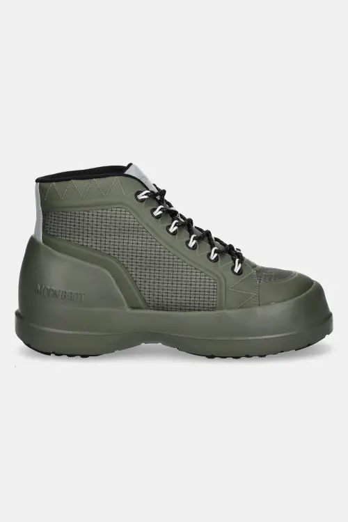 Ботинки Moon Boot MB LUNA TREK MID NYLON мужские цвет зелёный 80D2480080 M006