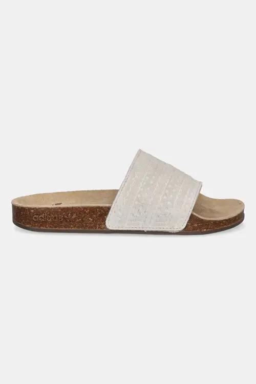 Замшевые шлепанцы adidas Originals Adilette RS цвет серый IH6148