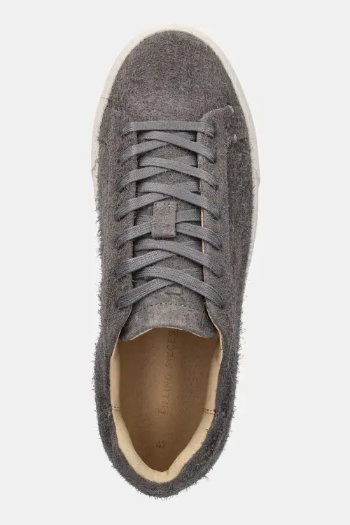 Замшевые кроссовки Filling Pieces Tiebreak Fuzz цвет серый