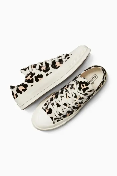 Кеды Converse Chuck 70 Leopard цвет бежевый