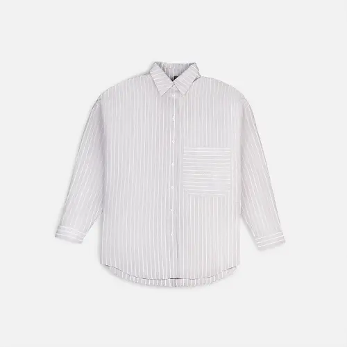 Рубашка Tassha Yu Rubashka Stripe Baby Ash 