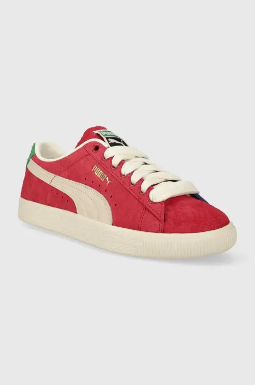 Замшевые кроссовки Puma Suede VTG Origins цвет красный