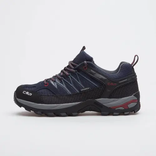 CMP RIGEL LOW TREKKING SHOES WP Asphalt/Syrah