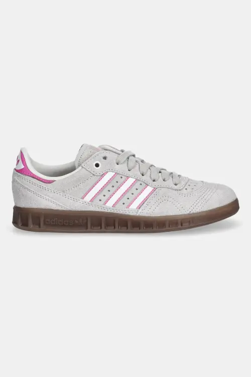 Замшевые кроссовки adidas Originals Handball Top RM цвет серый