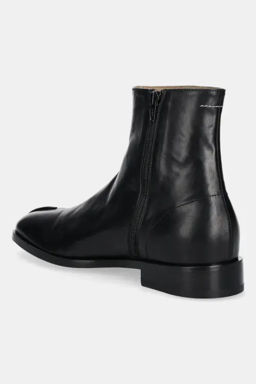 Кожаные ботинки MM6 Maison Margiela цвет чёрный SH1WU0011.P5000.T8013