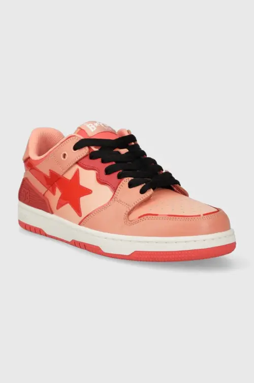 Кроссовки A Bathing Ape 01FWI701021I BAPE SK8 STA #5 цвет оранжевый 01FWI701021I-BLACK