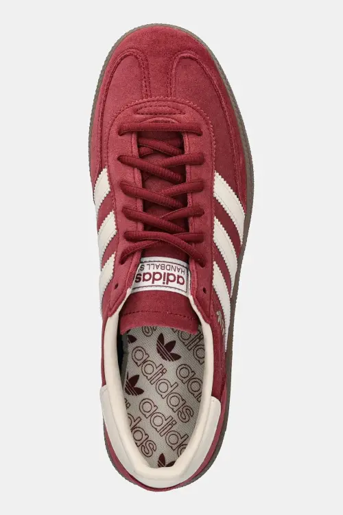 Замшевые кроссовки adidas Originals Handball Spezial цвет бордовый