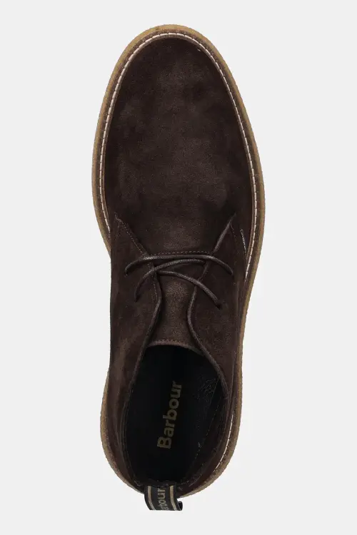Замшевые кроссовки Barbour Blaine цвет коричневый