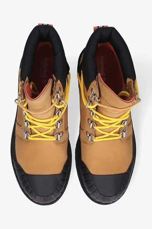 Полусапоги Timberland Heritage 6 In Boot цвет коричневый на плоском ходу A2JWX-BROWN