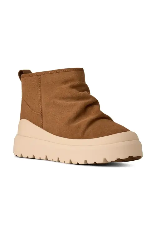 Замшевые сапоги UGG Heritage Utility Mini цвет коричневый 1173811.CWTC