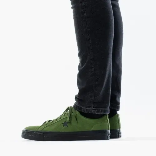 Converse ONE STAR PRO REFINEMENT CYPRESS GREEN 166838C