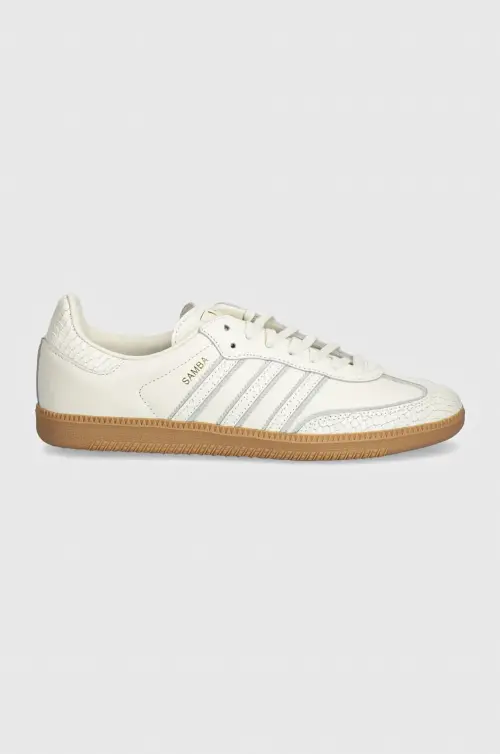 Кожаные кроссовки adidas Originals Samba OG цвет белый IF1985