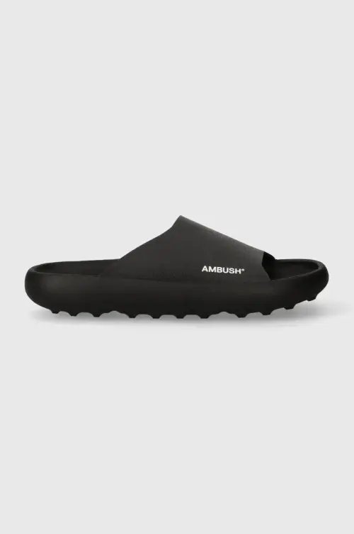 Шлепанцы AMBUSH Sliders мужские цвет чёрный BMIC005S24MAT