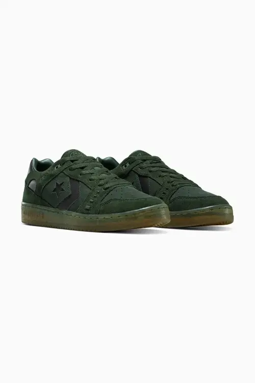 Замшевые кроссовки Converse Cons As-1 Pro Suede Gum Sole цвет зелёный A11921C