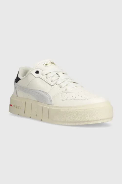 Кожаные кроссовки Puma Cali Court Jeux Sets цвет белый 393096