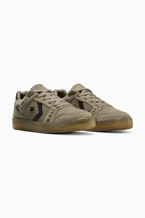 Замшевые кроссовки Converse Cons As-1 Pro Leather Gum Sole цвет коричневый A11920C