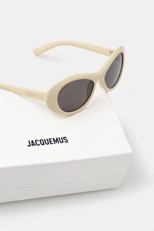 Солнцезащитные очки Jacquemus ROND цвет бежевый