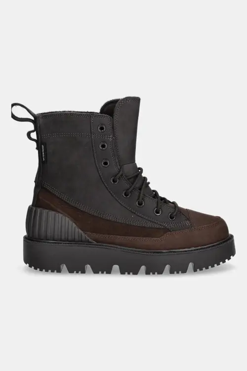 Ботинки из нубука Converse Chuck 70 Rugged цвет коричневый