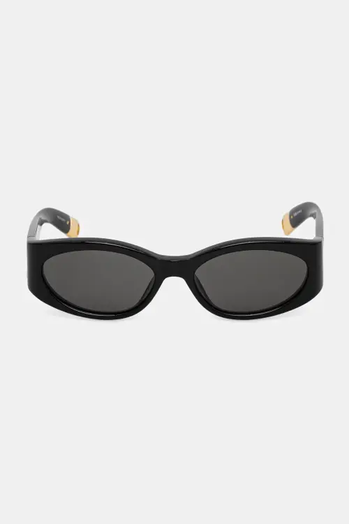 Солнцезащитные очки Jacquemus OVALO цвет чёрный