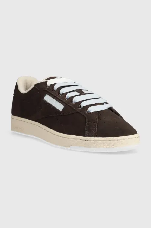 Замшевые кроссовки Reebok Club C цвет коричневый HP6471-brown