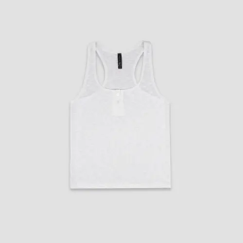 Майка Tassha Yu Box Top Metal Logo Milk White 