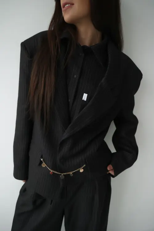 Жакет Tassha Yu Charming Boss Jacket Black 