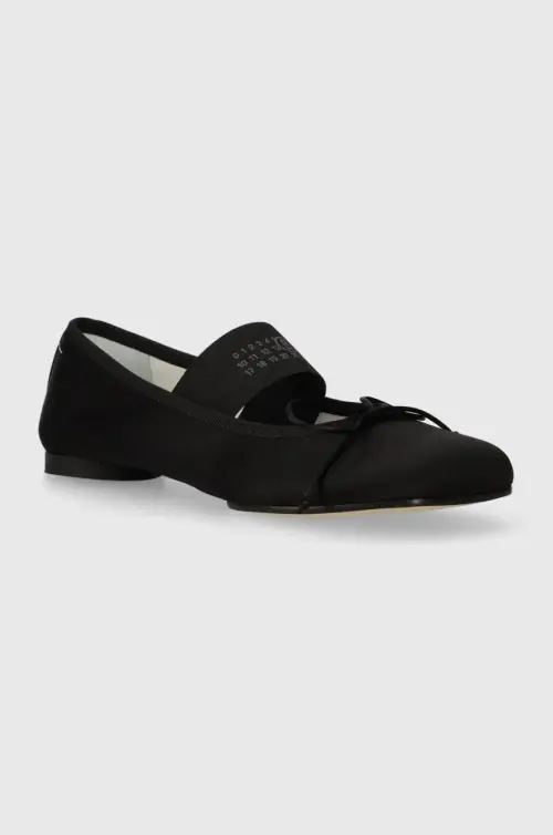 Балетки MM6 Maison Margiela Anatomic Ballerinas цвет чёрный