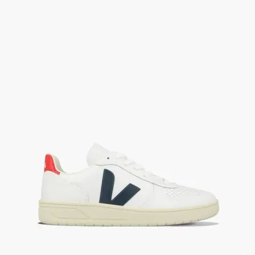 Veja V-10 Leather Extra White Nautico Pekin VXM021267