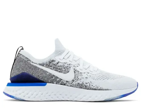 Nike Epic React Flyknit 2 M Бело-Черные