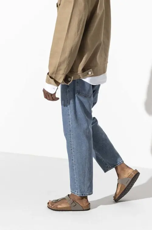 Вьетнамки Birkenstock Gizeh цвет серый