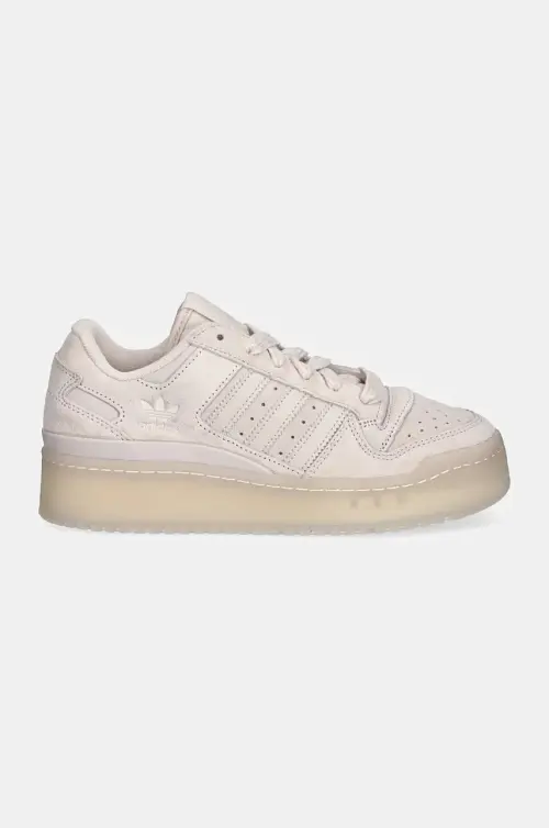 Замшевые кроссовки adidas Originals Forum Bold Stripes W цвет оранжевый IF7222