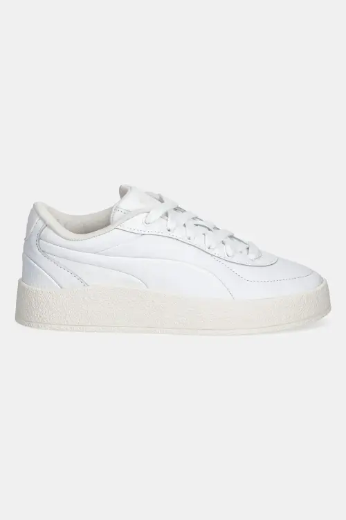 Кожаные кроссовки Puma CA Luxe цвет белый 400828