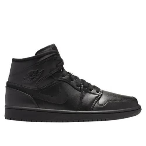 NIKE AIR JORDAN 1 RETRO MID TRIPLE BLACK