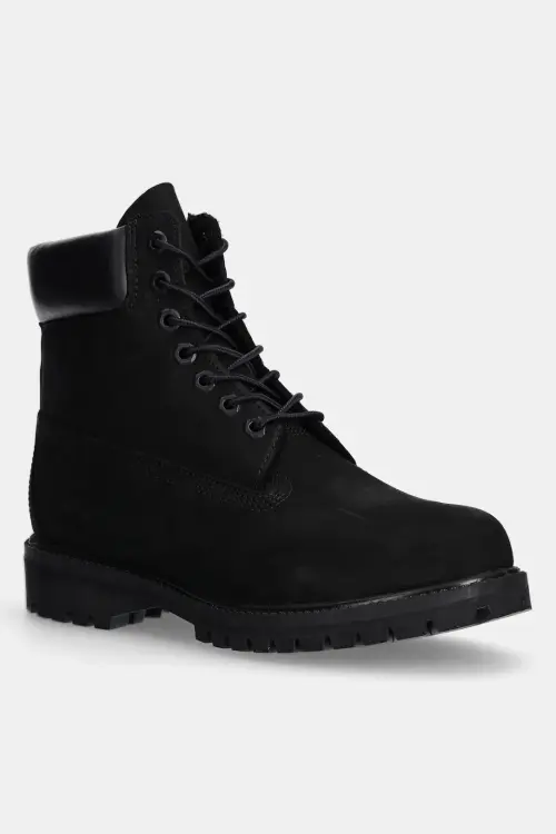 Ботинки из нубука Timberland Premium 6 Inch цвет чёрный
