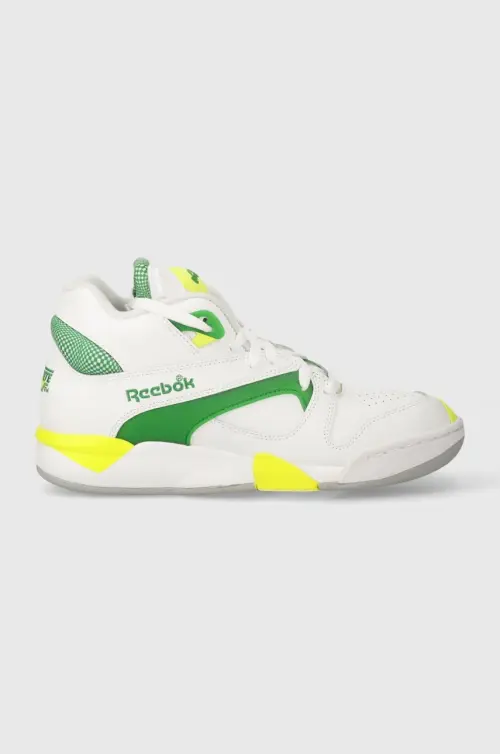 Кожаные кроссовки Reebok Classic Court Victory Pump цвет белый 100203282
