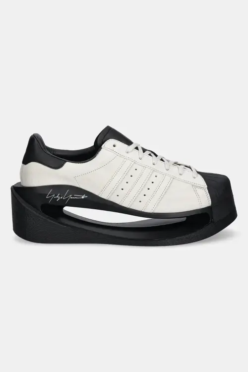 Замшевые кроссовки Y-3 Gendo Superstar цвет бежевый JQ2452